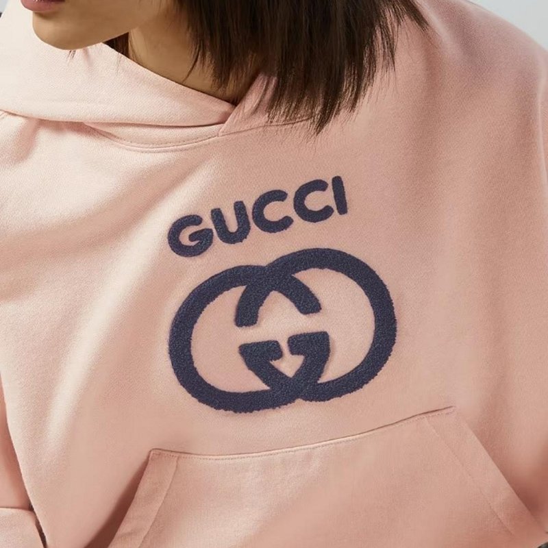 💎Han's house精品服飾💎GUCCI 古馳 立體 刺繡 連帽 衛衣 帽T-6