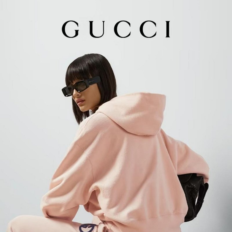 💎Han's house精品服飾💎GUCCI 古馳 立體 刺繡 連帽 衛衣 帽T-7