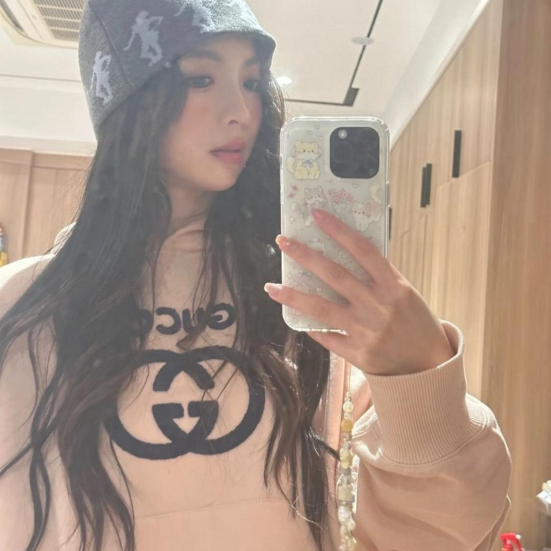 💎Han's house精品服飾💎GUCCI 古馳 立體 刺繡 連帽 衛衣 帽T-8