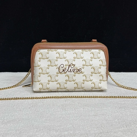 Celine赛琳贝壳链条包 斜背包 98新❤️正品