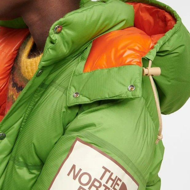 💎Han's house精品服飾💎 GUCCI 聯名 The North Face 羽絨 連帽可拆 外套 義大利製  現貨 L 原價 95000-4