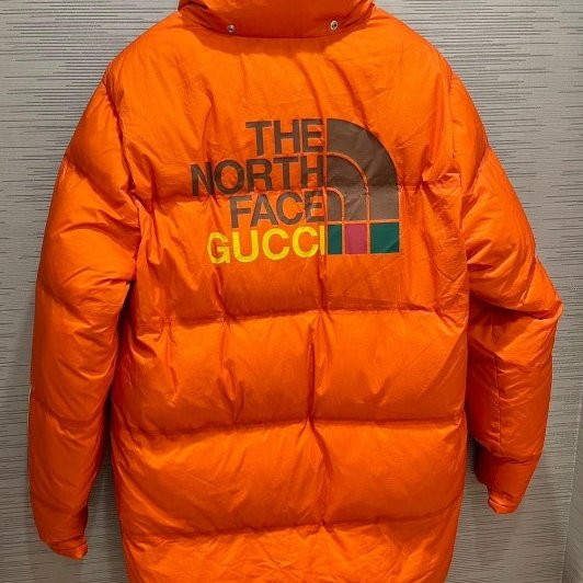 💎Han's house精品服飾💎 GUCCI 聯名 The North Face 羽絨 連帽可拆 外套 義大利製 現貨 S 原價 95000-1