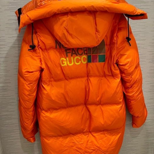 💎Han's house精品服飾💎 GUCCI 聯名 The North Face 羽絨 連帽可拆 外套 義大利製 現貨 S 原價 95000-3