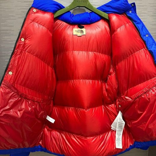 💎Han's house精品服飾💎 GUCCI 聯名 The North Face 羽絨 連帽可拆 外套 義大利製 現貨 L 原價 95000-3