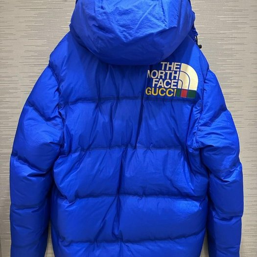 💎Han's house精品服飾💎 GUCCI 聯名 The North Face 羽絨 連帽可拆 外套 義大利製 現貨 L 原價 95000-5