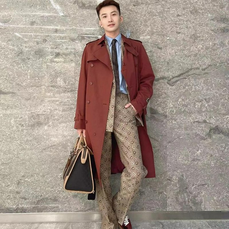 💎Han's house精品服飾💎GUCCI 滿版 老花 馬銜扣圖 長褲 西裝褲 現貨M 原價38500-9