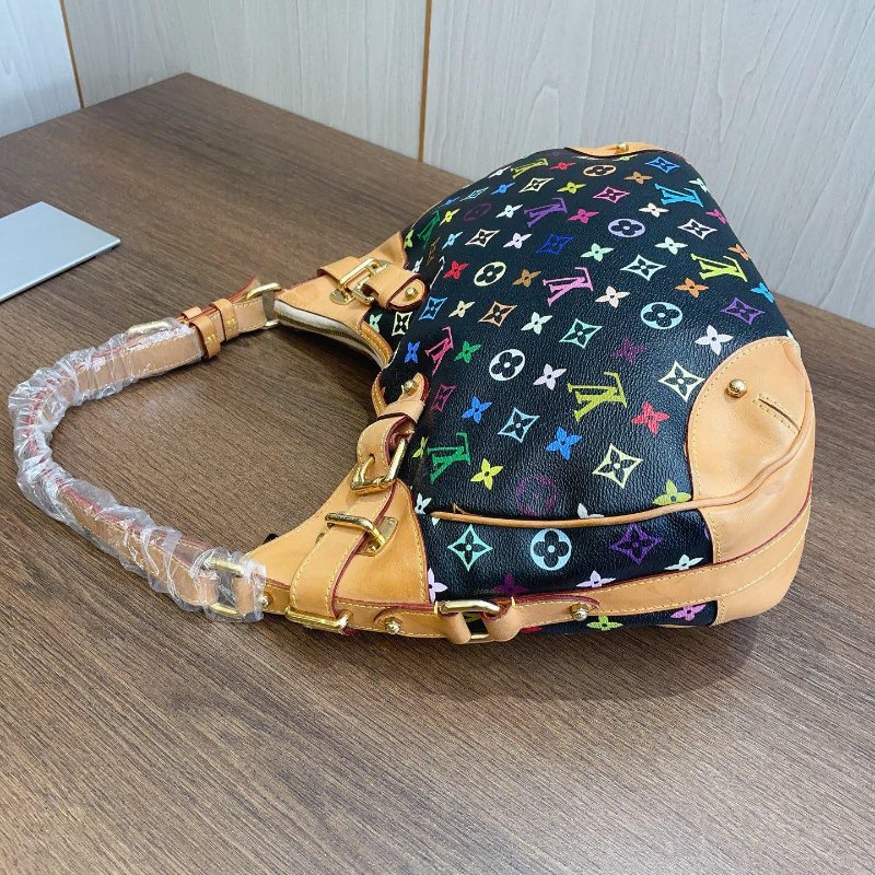 路易威登/Louis Vuitton 黑三彩 南瓜包-3