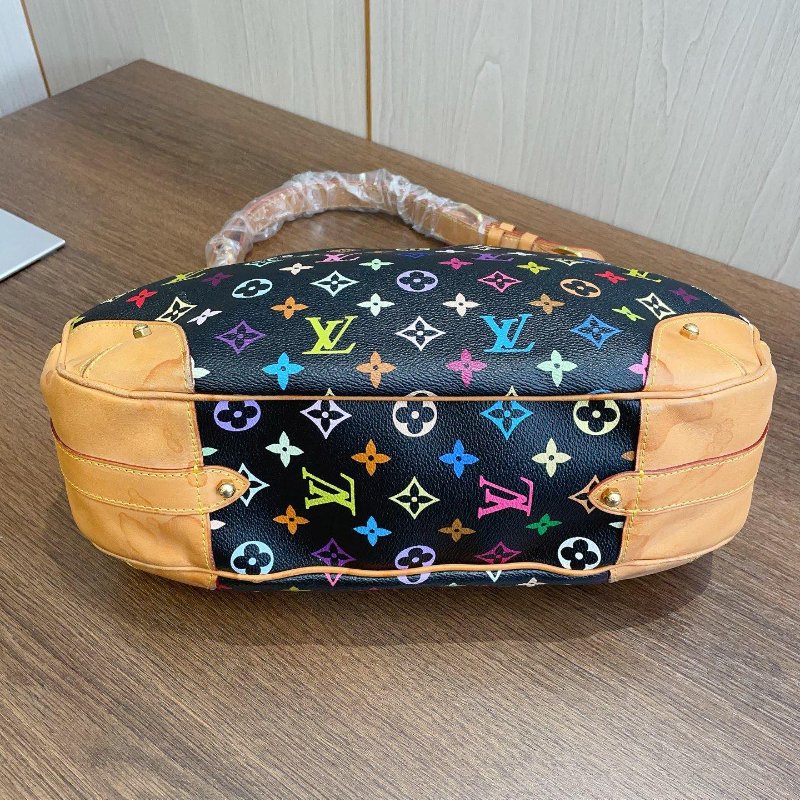 路易威登/Louis Vuitton 黑三彩 南瓜包-4