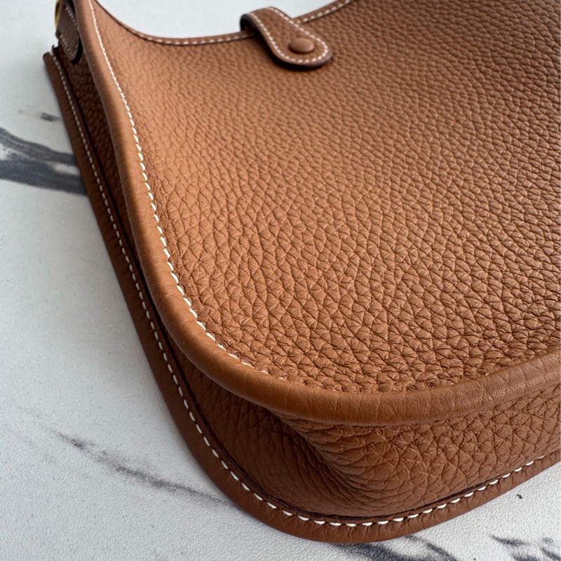 Hermes 金棕金mini evelyne-7