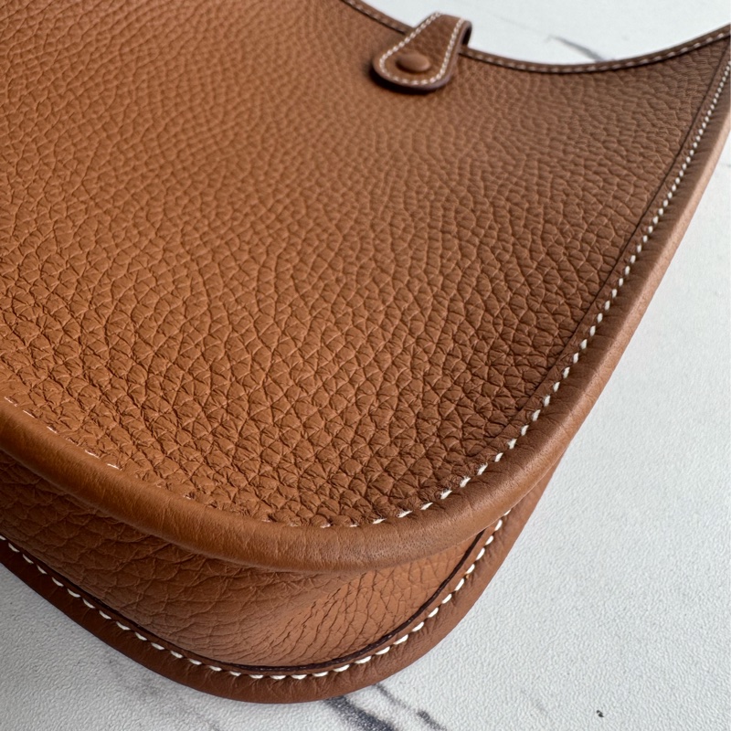 Hermes 金棕金mini evelyne-8