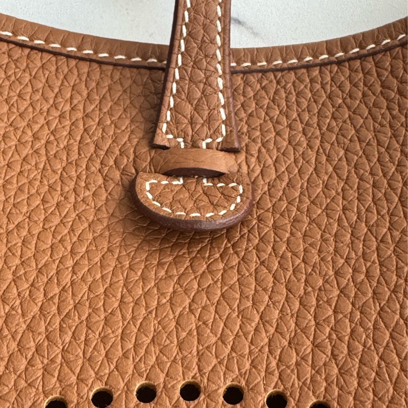 Hermes 金棕金mini evelyne-13