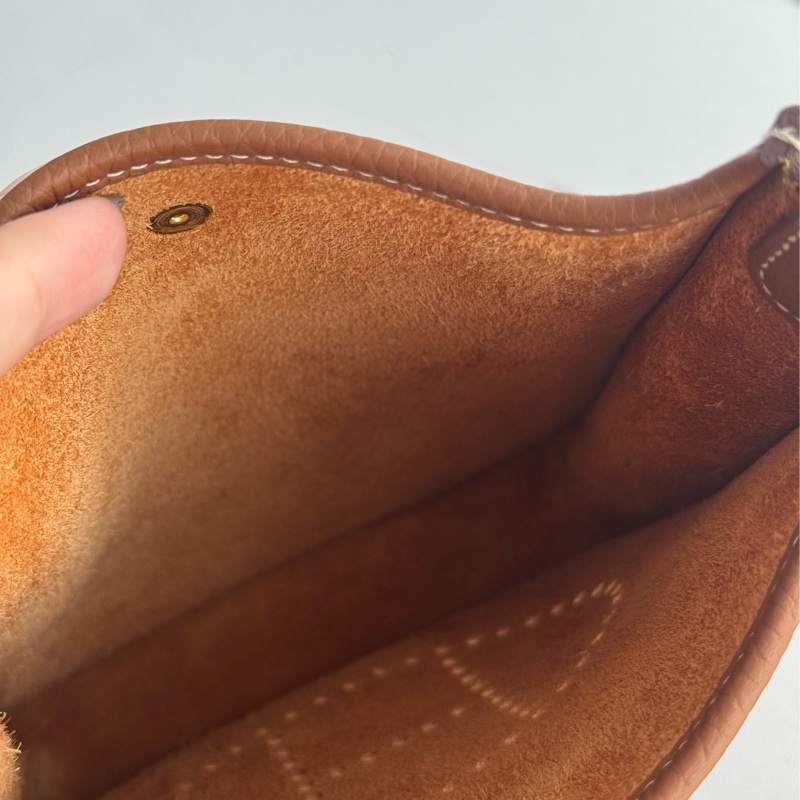 Hermes 金棕金mini evelyne-15