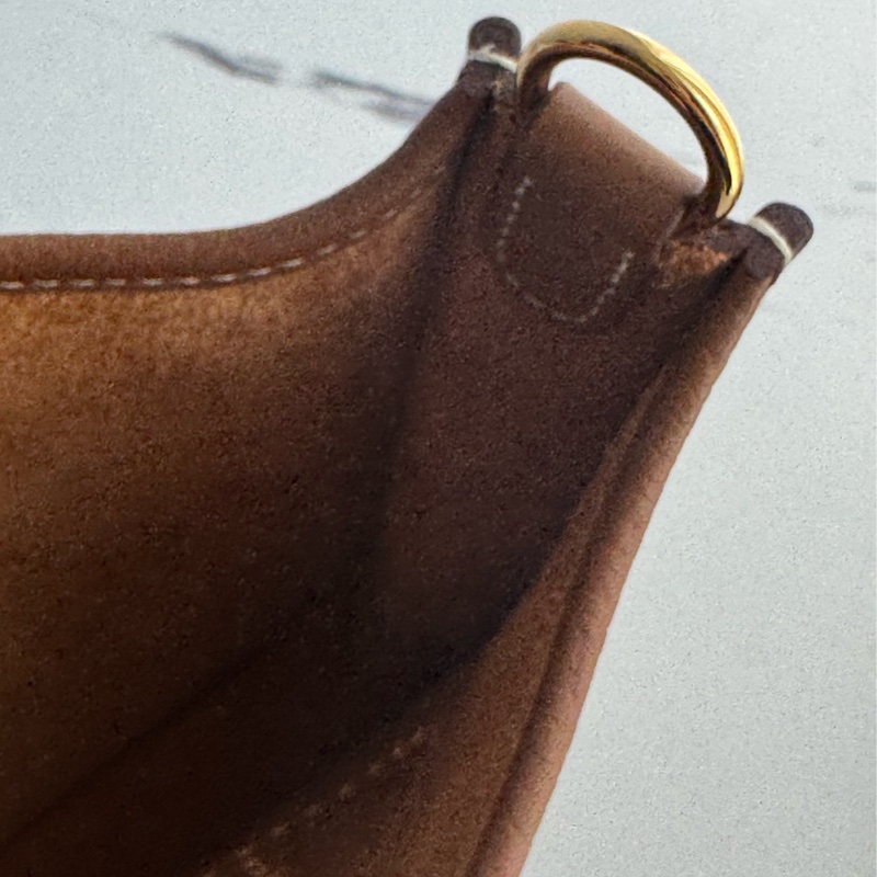 Hermes 金棕金mini evelyne-17