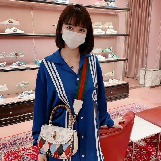 💎Han's house精品服飾💎GUCCI 聯名 adidas 針織 襯衫 外套 現貨 XS ~S原價81700-5