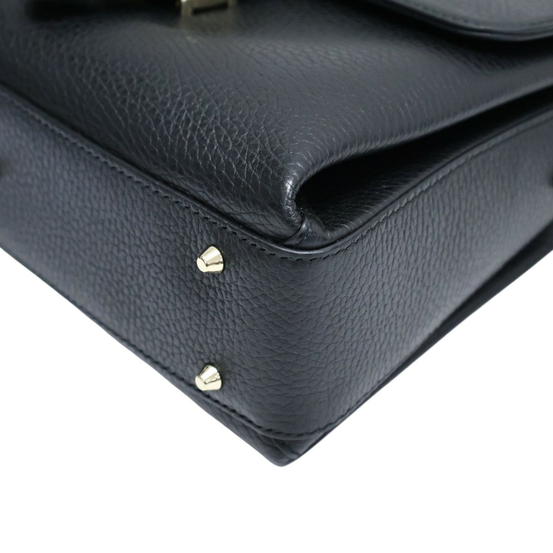 黑色 牛皮 Interlocking G Top Handle 肩背包【GUCCI 古馳】 510302-11