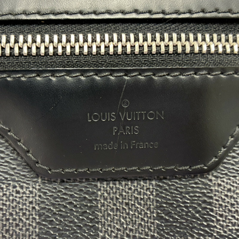 黑色 棋盤格 帆布 Mick MM 肩背包【LOUIS VUITTON LV 路易威登】 N41106-5