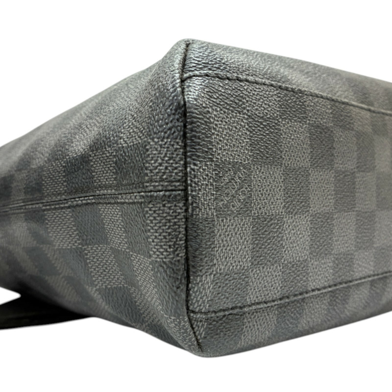 黑色 棋盤格 帆布 Mick MM 肩背包【LOUIS VUITTON LV 路易威登】 N41106-8