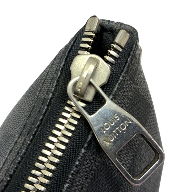 黑色 棋盤格 帆布 Mick MM 肩背包【LOUIS VUITTON LV 路易威登】 N41106-12