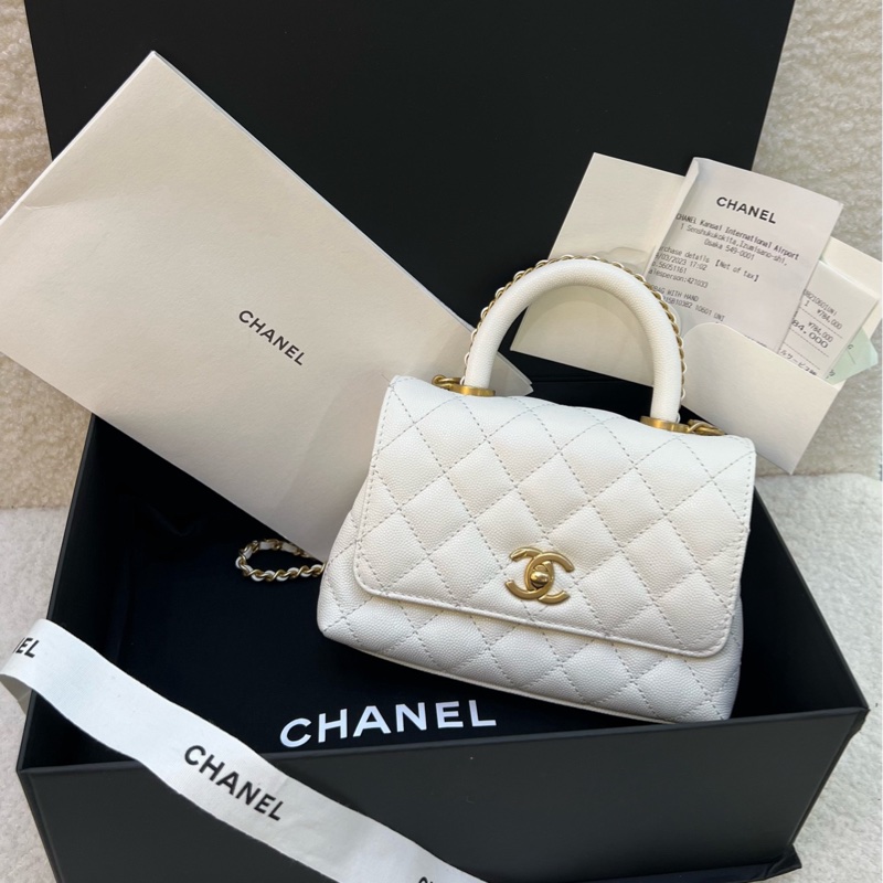 Chanel coco handle 白色-0