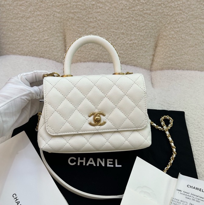 Chanel coco handle 白色-1
