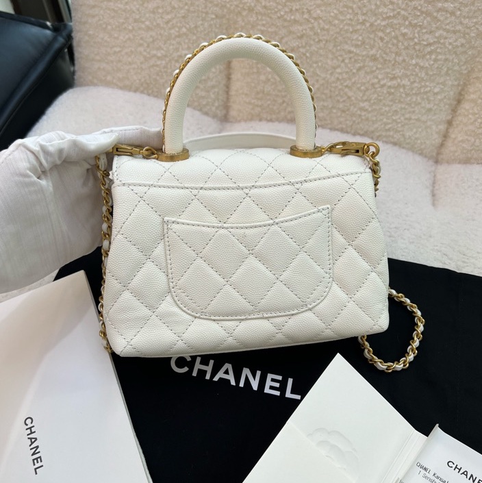 Chanel coco handle 白色-2