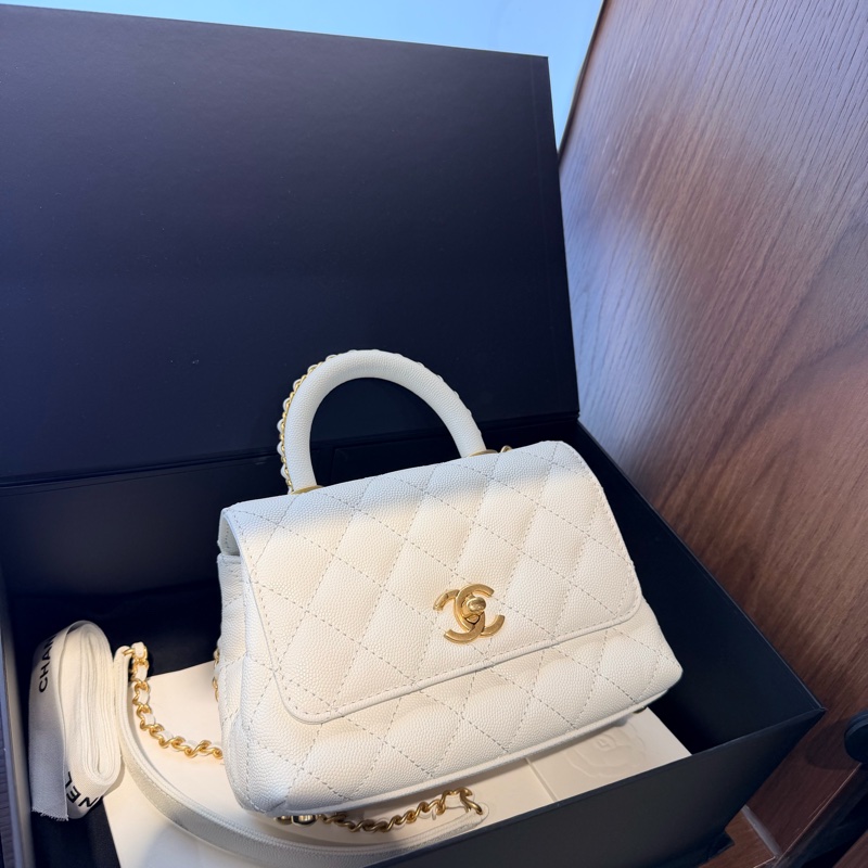 Chanel coco handle 白色-4