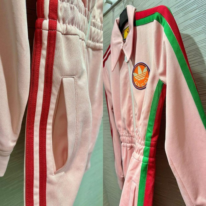 💎Han's house精品服飾💎 GUCCI 古馳 聯名 愛迪達 adidas 連身褲 現貨 S 原價61600-7
