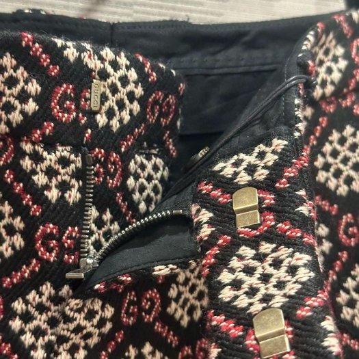 💎Han's house精品服飾💎GUCCI 古馳 滿版 LOGO 西裝褲 長褲  現貨42 原價35000-3