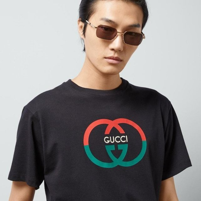 💎Han's house精品服飾💎GUCCI 古馳  短 T 短袖 男女共穿 原價20000-5