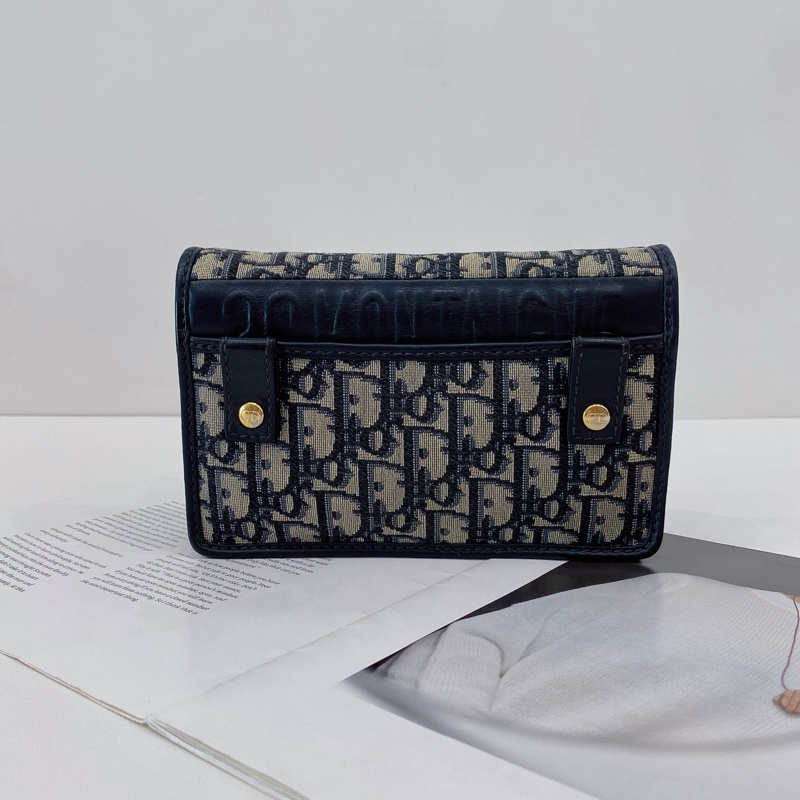 20年 Dior/迪奧 蒙田30系列 二合一 老花斜挎包肩帶可拆卸  可腰包-2