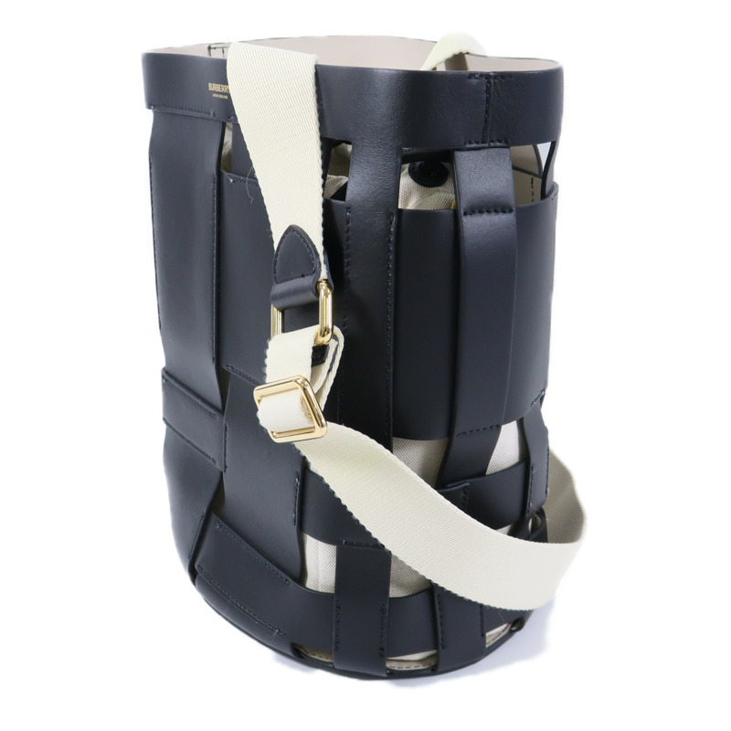 BURBERRY 牛皮皮革Foster Bucket Bag肩背袋-2