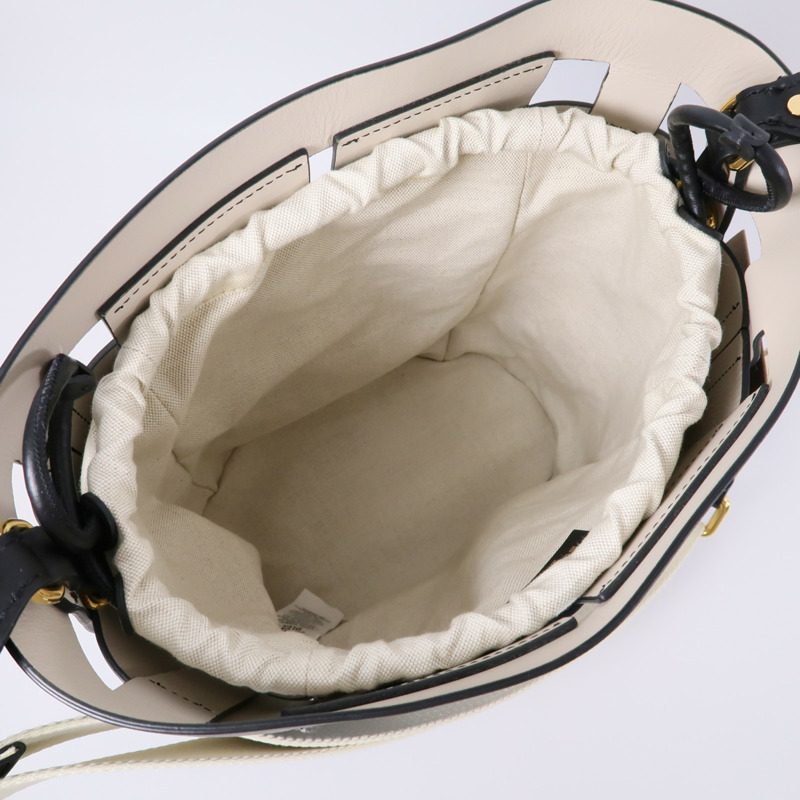 BURBERRY 牛皮皮革Foster Bucket Bag肩背袋-4