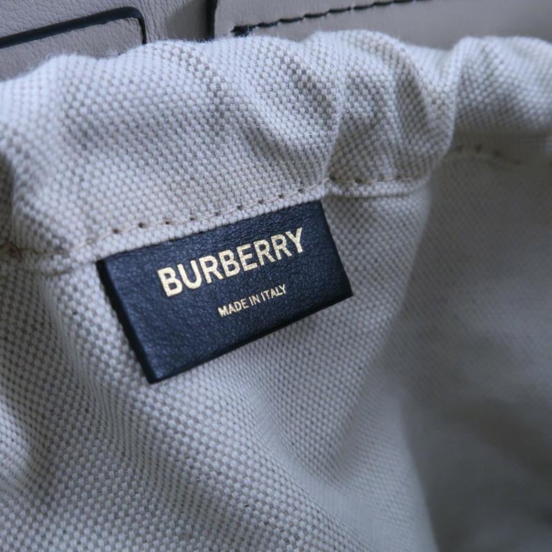 BURBERRY 牛皮皮革Foster Bucket Bag肩背袋-5
