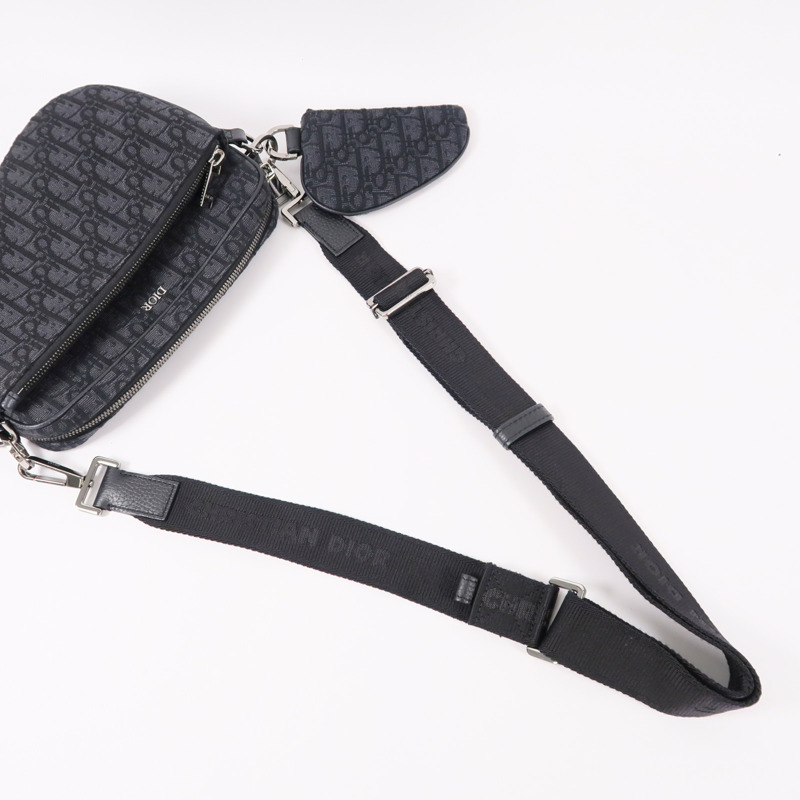 Dior Oblique Saddle Triple Pouch肩背袋-9