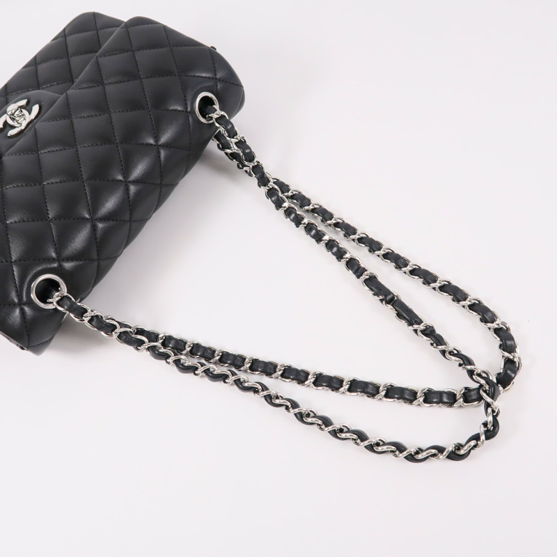 CHANEL 羊皮皮革Classic 23鏈帶肩背袋-8
