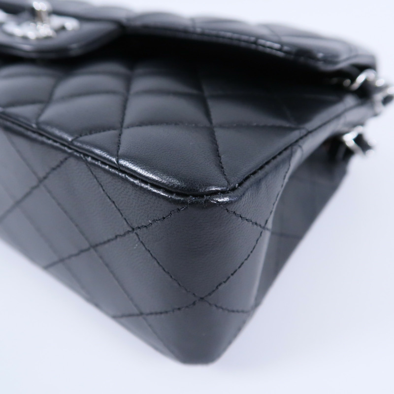 CHANEL 羊皮皮革Classic 23鏈帶肩背袋-10