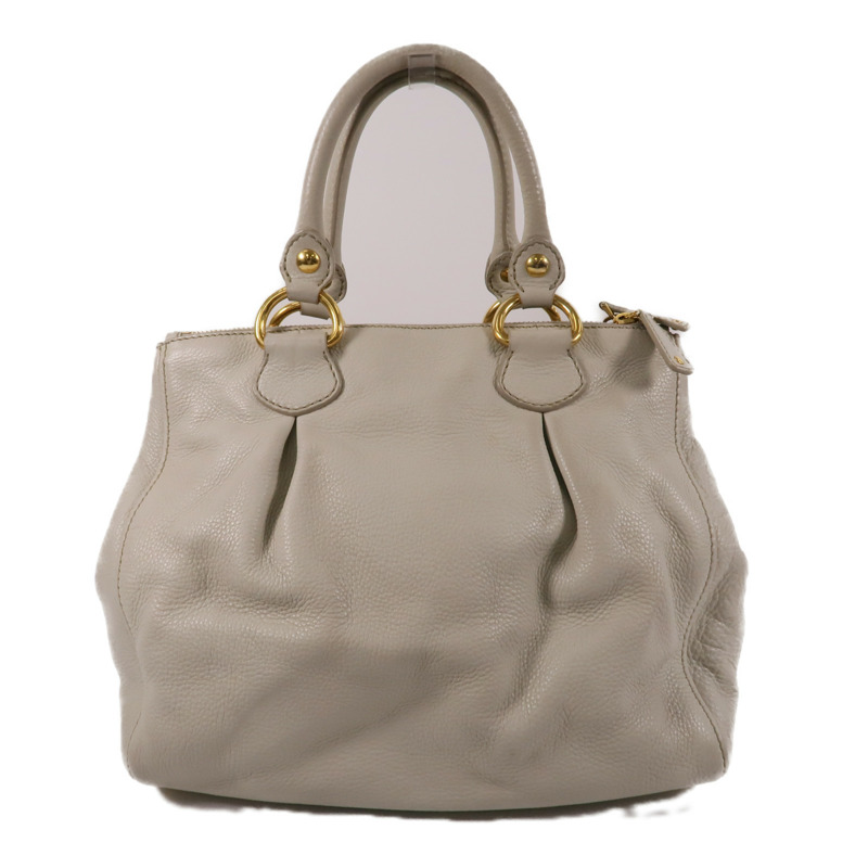 Miu Miu 牛皮皮革2 Way Shoulder手挽肩背兩用袋-1