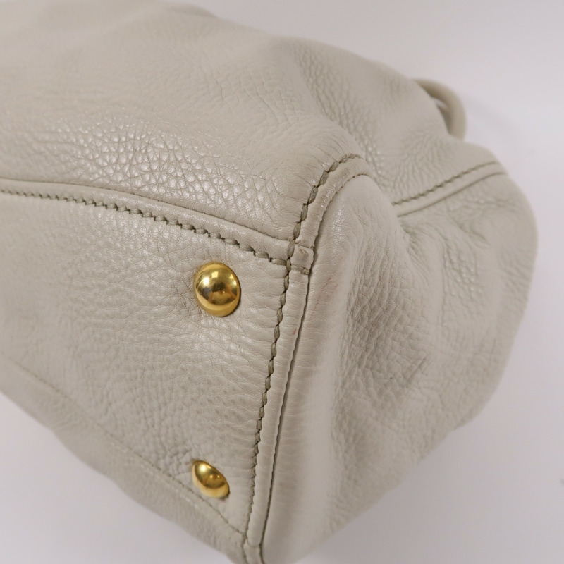 Miu Miu 牛皮皮革2 Way Shoulder手挽肩背兩用袋-9