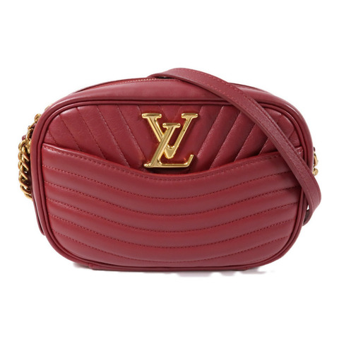 LOUIS VUITTON 牛皮皮革New Wave鏈帶肩背袋