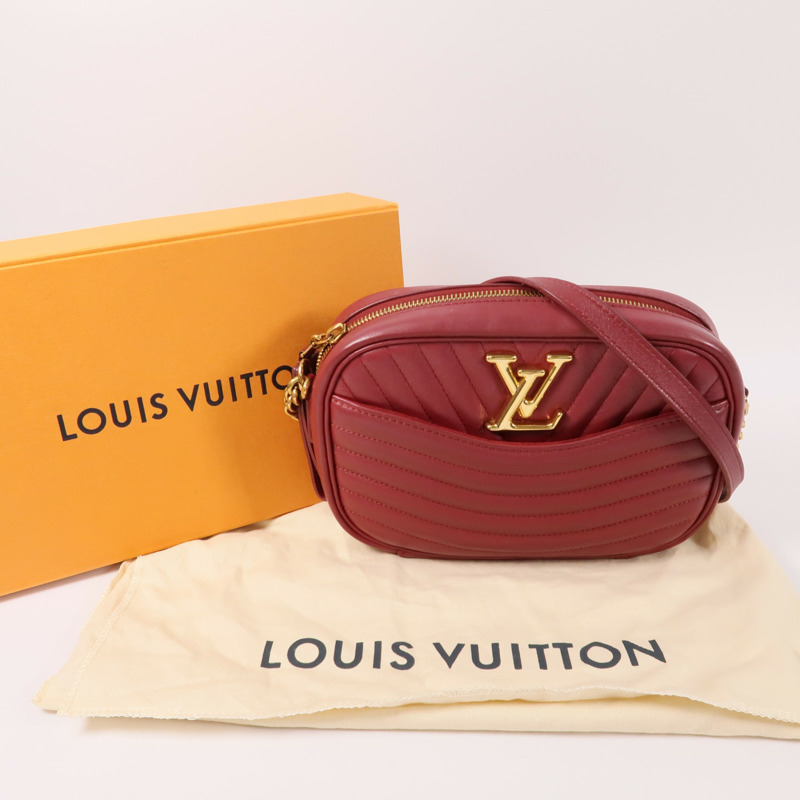 LOUIS VUITTON 牛皮皮革New Wave鏈帶肩背袋-4