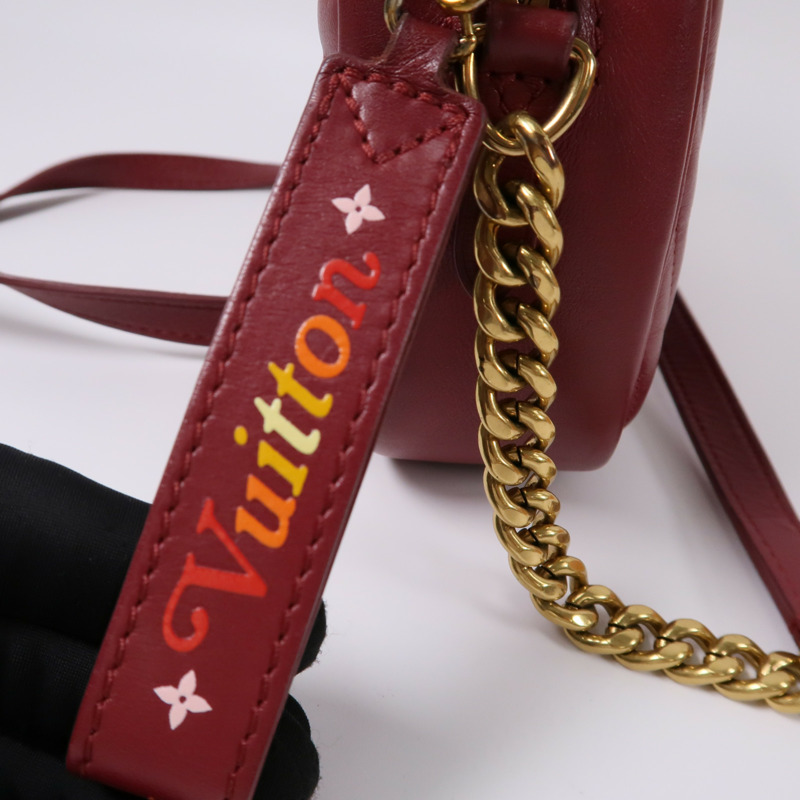 LOUIS VUITTON 牛皮皮革New Wave鏈帶肩背袋-13