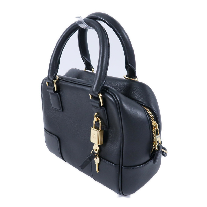LOEWE 牛皮皮革Amazona 16 Square手挽肩背兩用袋-2