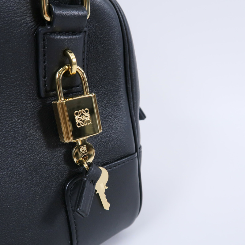 LOEWE 牛皮皮革Amazona 16 Square手挽肩背兩用袋-6