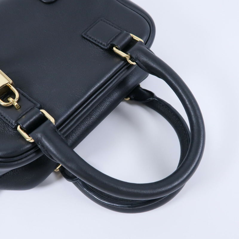 LOEWE 牛皮皮革Amazona 16 Square手挽肩背兩用袋-7