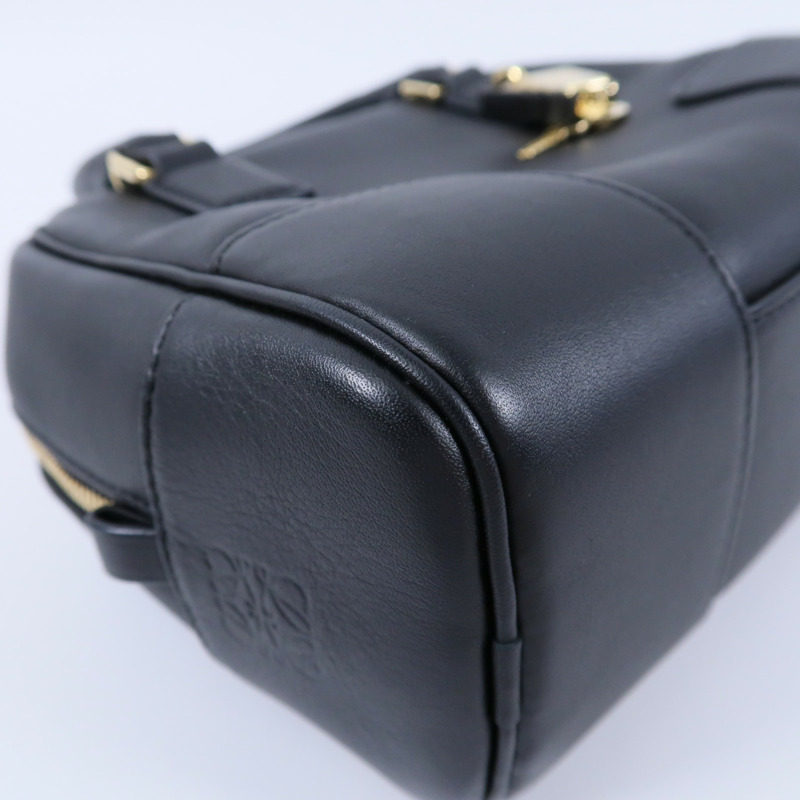 LOEWE 牛皮皮革Amazona 16 Square手挽肩背兩用袋-10