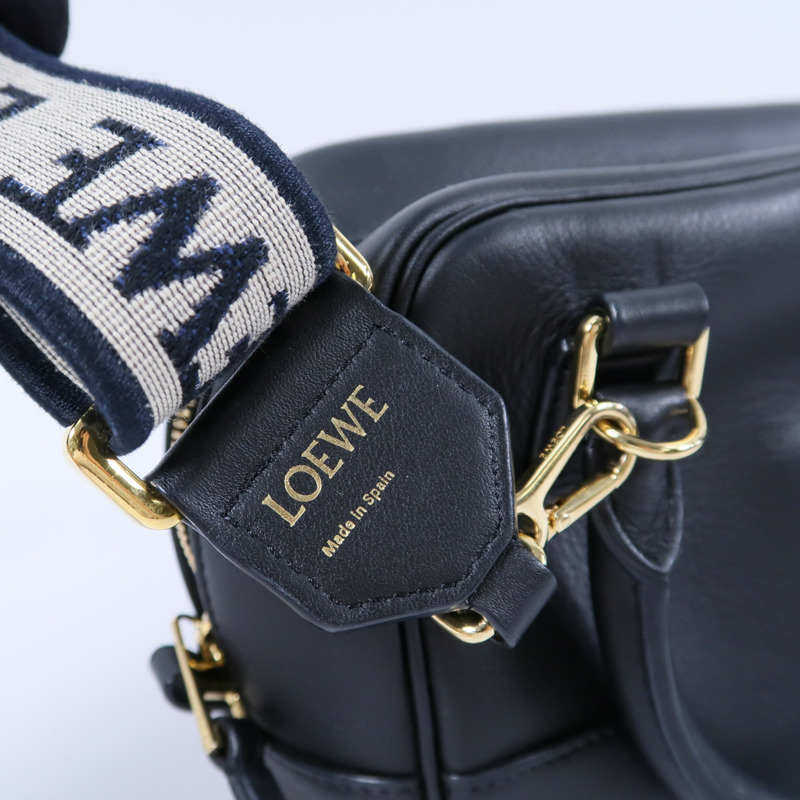 LOEWE 牛皮皮革Amazona 16 Square手挽肩背兩用袋-14