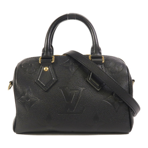 LOUIS VUITTON Monogram Empreinte Speedy Bandouliere 20手挽肩背兩用袋