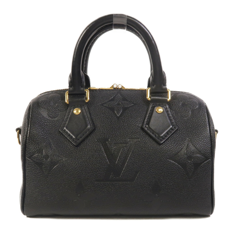 LOUIS VUITTON Monogram Empreinte Speedy Bandouliere 20手挽肩背兩用袋-1
