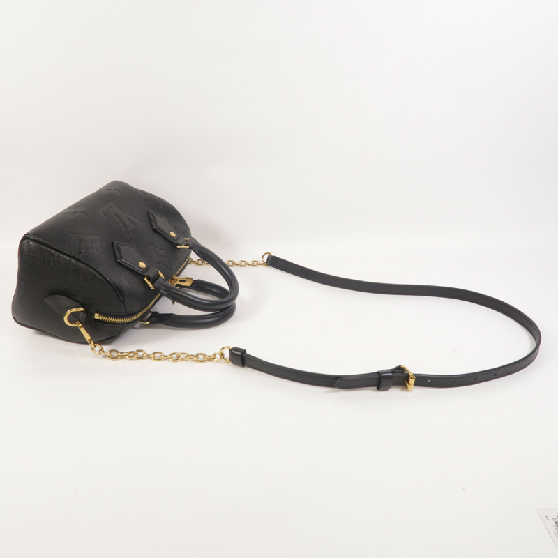 LOUIS VUITTON Monogram Empreinte Speedy Bandouliere 20手挽肩背兩用袋-6