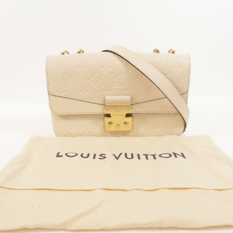 LOUIS VUITTON Monogram Empreinte Marceau鏈帶肩背袋-7
